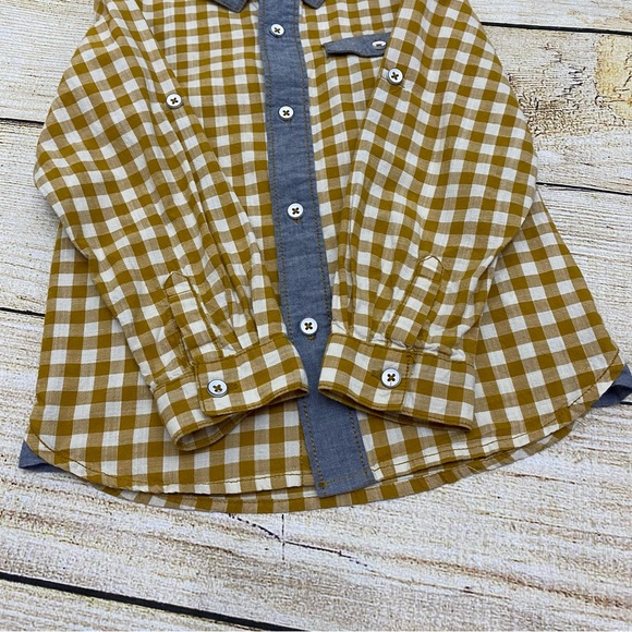 Genuine Kids Gingham Button Down Shirt - Picture 4 of 5